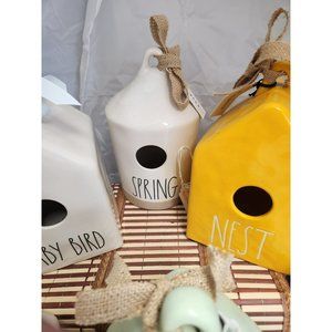 Rae Dunn Birdhouses...Multi listings for 6 different houses white round SPRING